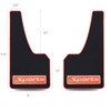4 Pcs Reflective Soft Rubber Splash Guards - Universal Vehicle