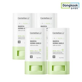 Centellian24 센텔리안24 마데카 더마쉴드 세이프 촉촉 쿨링 선스틱 18g 4개 SPF50+ 24H 자외선차 단 진정 비건인증 프루 Centellian24 Madeca Derma Shield Safe Moist Cooling Sun Stick 18g 4 pieces SPF50+ 24H UV Protection Soothing Vegan Certified Fruit