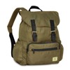 Everest Stylish Rucksack, Olive, One Size