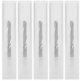 5pcs Tungsten Steel Router Bit Spiral Milling Cutter Parts for Wood Carving 3.175 X 22mm