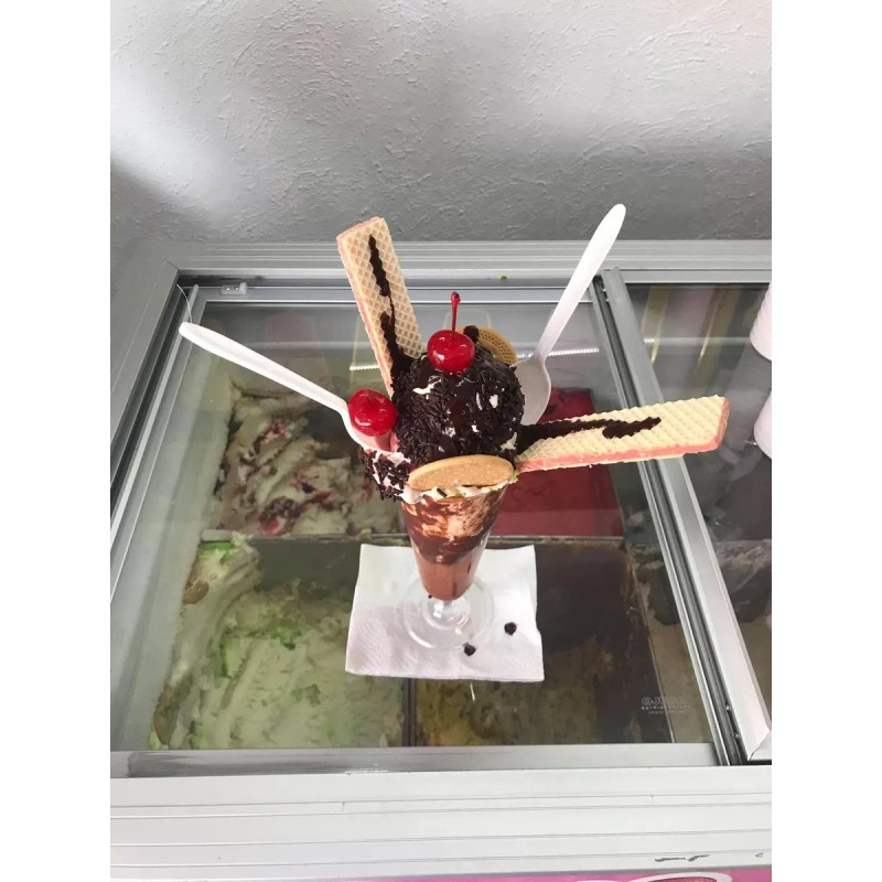 Inovis 20pz Copas De Helado Desechable De Plástico Logo Michoacana