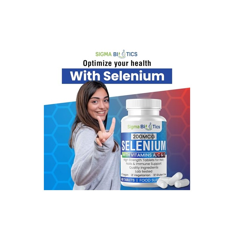 Selenium with Vitamins A, C & E - Promotes Healthy