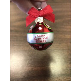 Gantz Christmas Ball Name Ornament Most Loved Dad