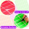 Rectangle Fluorescent Colour Coding Stickers, 700 Pack, 40 mm x