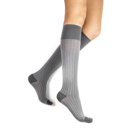 Rejuva Herringbone 15-20 mmHg Graduated Compression Socks for Men & Women