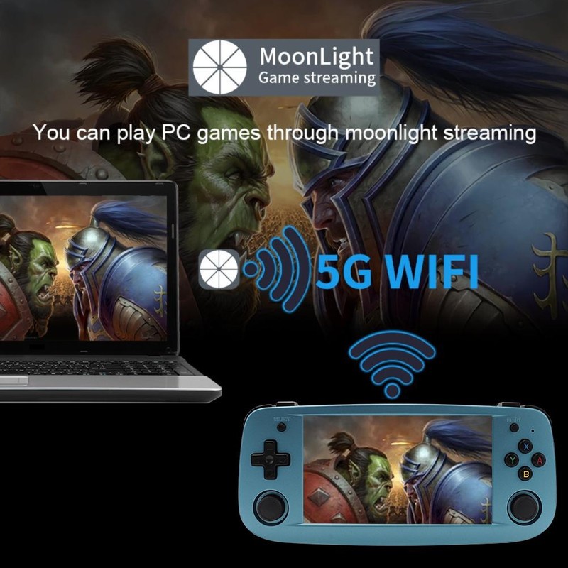 RG503 Handheld Game Console 64G/128G TF Card Support Wifi Function