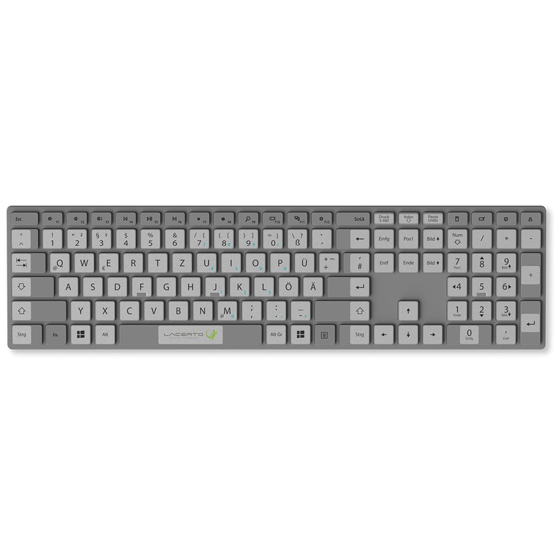 Lacerto® 11 x 13 mm German Sticker Set for PC