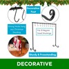 BIRDROCK HOME 10 Hook Christmas Stocking Holder Stand for Floor