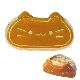 KDSSYFT Cute Large Capacity Plush Pen Case, Cat Design, For Girls, Kids, Adults, Graduation, School Entrance Celebration Gift, Convenient, Dustproof, Durable, Lightweight, Stationery Storage Pouch