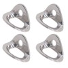 10Pcs Climbing Hanger Lightweight Stainless Steel Rock Climbing Anchors for