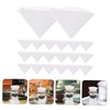 KICHOUSE 100Pcs Coffee Cone Filters Cone Shaped Paper Filters for