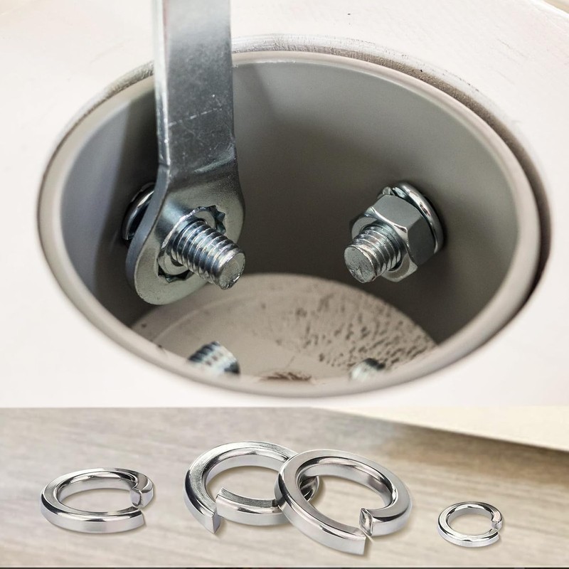 Vifmy Spring Lock Washers Assortment Kit(1000 Pack), M2 M2.5 M3