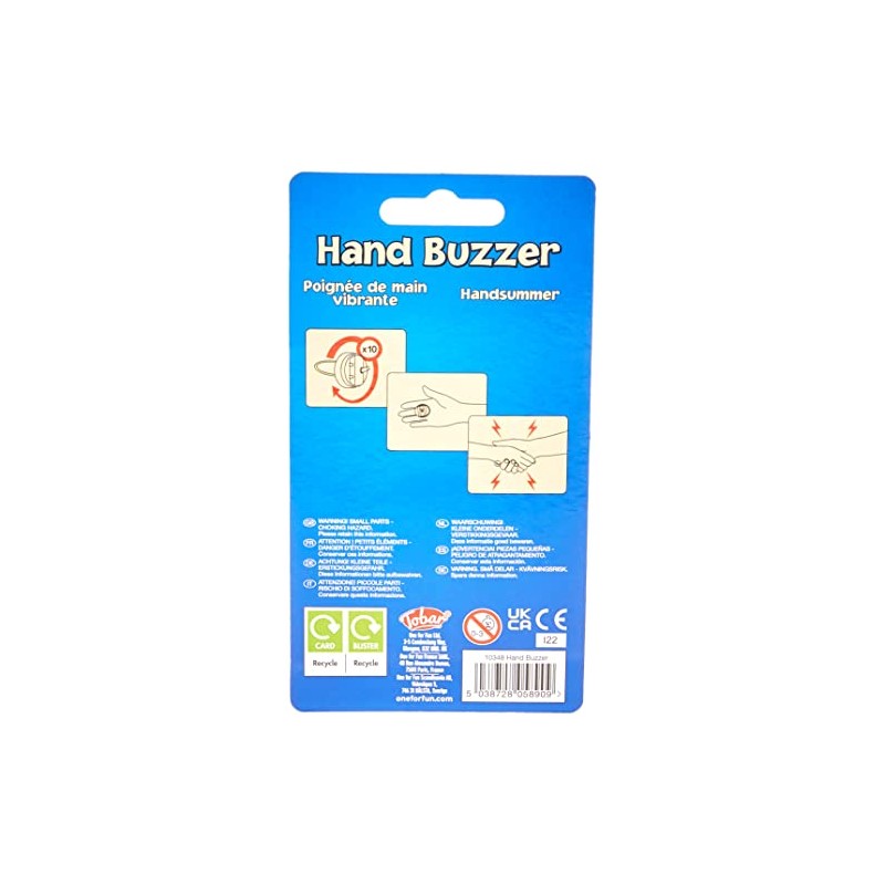 Tobar 10348 Classic Jokes Hand Buzzer, Mixed