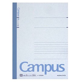 Kokuyo – 105bn Campus Notebook No. 3 A5 B ruled 50 Sheets Can batch set [3 Pieces]