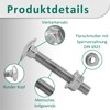 DSM - Carriage Bolts M6 x 35 mm DIN 603