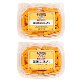 Old School Brand 2 Pack Cheese Straws - 6 oz Packages - Traditional