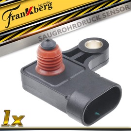 Frankberg Suction Manifold Pressure Sensor for Aveo/Kalos Captiva Epica Evanda Lacetti Nubira Rezzo Evanda Kalos Lacetti Lanos Matiz Nubira Rezzo Antara Actyon I Kyron Rexton / Rexton II 1997-Present