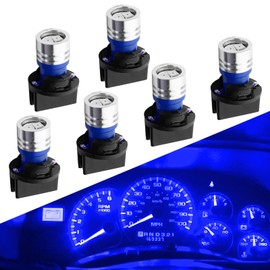 wuyaoyao 6PCS 194 LED Light Bulb, T10 168 W5W 2825 Car Led Lights Replacement Bulb, Super Bright LED Bulbs for Car Interior Dashboard Dome Map Door Dash Courtesy License Plate Lights (Blue)