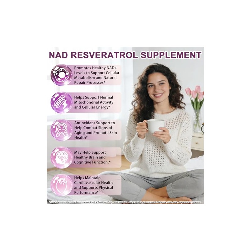 NAD+ Supplements for Men & Women, Extra Strength NMN Alternative