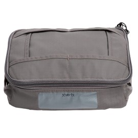 Vertx VTAC Stackable Storage Cube, Car Tactical Gear Carry Bag Organizer, Ammo, Mag, Clothing, Medical Storage Travel Carrying Containers, 11L Capacity, MD, Snow Line Grey