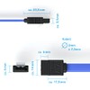 JAMEGA 3 x 50 cm SATA III Cable, S-ATA 3