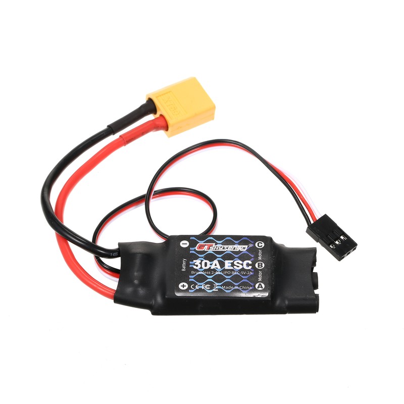 GTSKYTENRC 2-4S 30A Brushless ESC Motor Speed Controller Remote Control