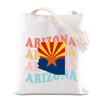 ENSIANTH Arizona Travel Tote Bag Long Distance Relationship Gift