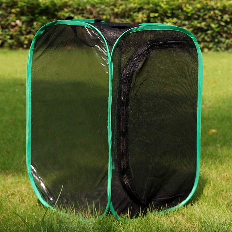 RESTCLOUD Insect and Butterfly Habitat Cage Terrarium Pop-up 23.6 Inches