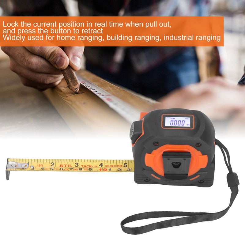 Laser Tape Measure Handheld Infrared Distance Meter Laser Ranging Measurement