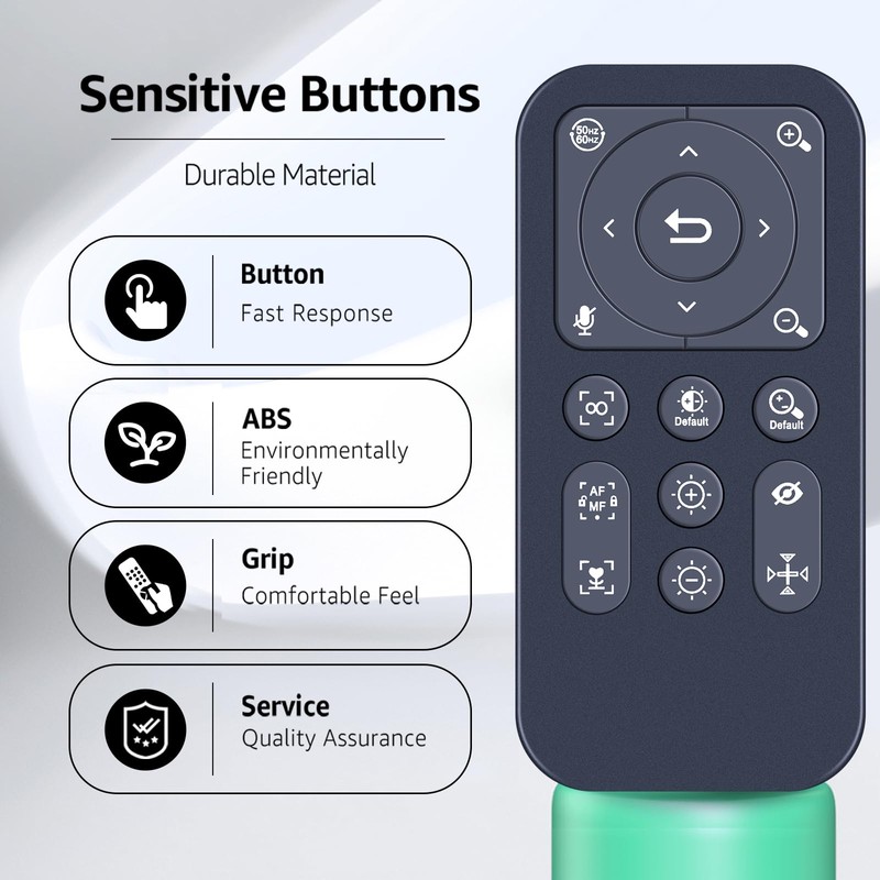 Replacement Remote Control Compatible with Angetube 2K Streaming Webcam with