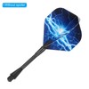 PATIKIL 21pcs 50mm Plastic Dart Shaft Medium 2BA Thread Dart