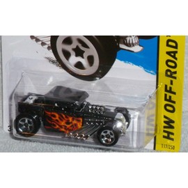 2014 Hot Wheels Hw Off-Road 117/250 - Bone Shaker (Black)