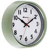 Dalton S426-207SGN Wall Clock, Sage Green, Choose Color to Match
