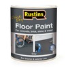 RUSTINS Quick Dry Floor Paint Grey 1 Litre
