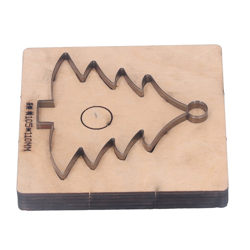 Leather Cutting Die Christmas Tree Shape Punch Cutter Craft Mould