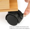 Lyellfe 3 Tire Shower Caddy Stand, Bamboo Shower Floor Organizer