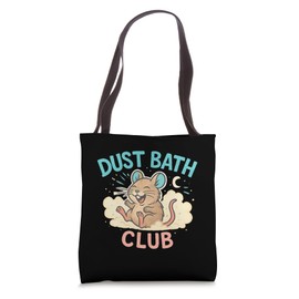 Dust Bath Club Funny Degu Scene Tote Bag