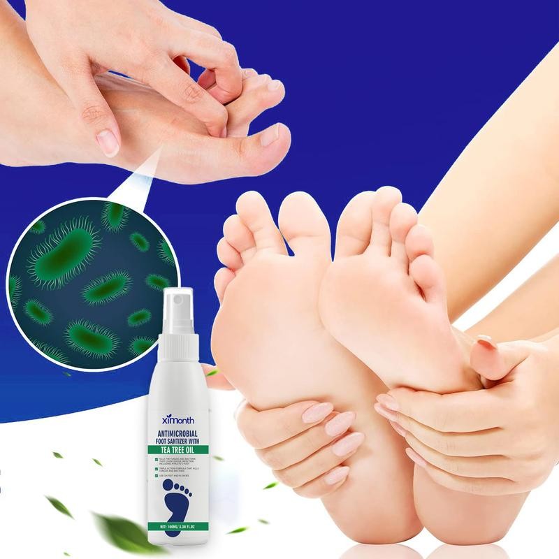 Tea Tree Oil Foot Spray for Dry, Cracked Heels –