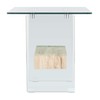 Safavieh Home Kayley Natural and Glass Accent Table