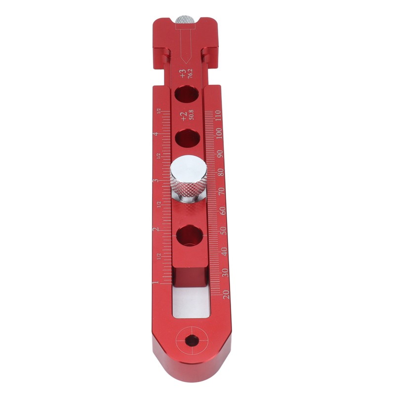 Woodworking Compass Scriber Adjustable Metric British Aluminum Alloy Fixed Point