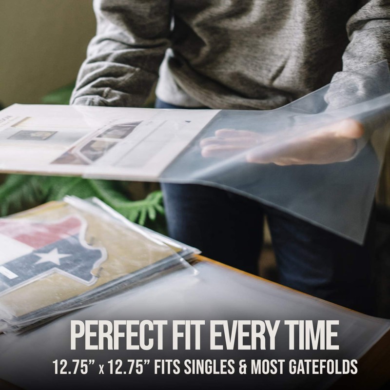 Vinyl Fever Record Sleeves [125 Pack] - Outer Album Covers