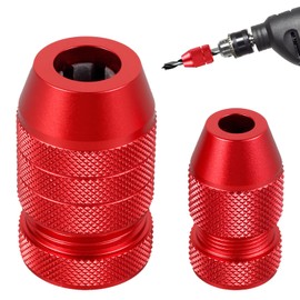 Abizarch 2Pcs Drill Depth Stop, Adjustable Drill Bit Stop Collar Set, Aluminum Alloy Drill Stop Precise Size Range 5/64inch-3/16inch 15/64inch-7/16inch for Furniture Tile Metal Wood