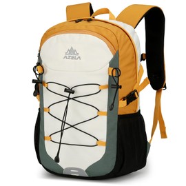 Outplea 20L Hiking Backpack Men Women, Hiking Daypack with Chest Strap, Reflective Rucking Backpack Day Pack for Travel Outdoor Sport, Green