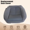 AOUTTUOA Driver Side Bottom Colth Replacement Seat Cover Steel Gary