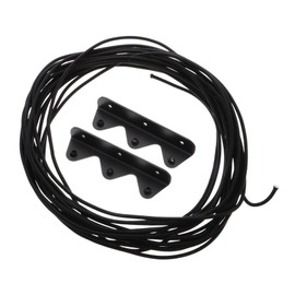 Operitacx 1 Set Accessories Car Hauling Straps Baffle Guard Straps Camper Accessories for inside Home Travel Elastic Rope Bathroom Accessories Hanging Rope Stainless Steel Black