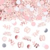 GoldRock Confetti 60th Birthday Decoration Large 2.5-5.5 cm, Pack of