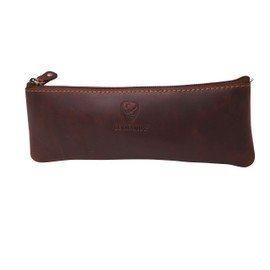 GERMANUS Colonia Leather Pencil Case (Dark Brown)