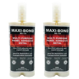 Maxi-Bond Multi-Purpose Panel Adhesive - Two Part Epoxy, Non-Sagging, High Strength Bond to Metal, Fiberglass Panels (MB-155) (2)