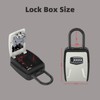 Decruil Lock Box for Keys with Code, Wall Mounted and