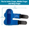Welnove Finger Clips, 2 Pieces Finger Splint for Mallet Fingers,